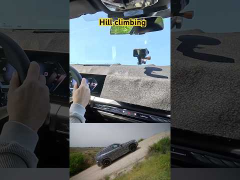Hill climb with the new BMW X3
