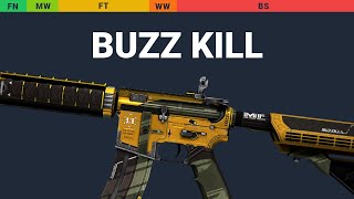 M4A4 Buzz Kill Wear Preview