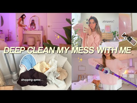 DEEP CLEAN MY MESS WITH ME✨ organizing + decluttering