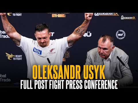 Oleksandr Usyk Post Fight Press Conference | Usyk vs Dubois 2 Reaction
