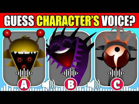 🔊 Guess The Sprunki Phase 5 Characters by their VOICE!? | Simon 🐌, Durple 💜, Clukr 🩶 | Incredibox