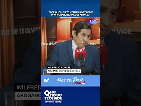 “ROSPIGLIOSI, NIETO MONTESINOS Y OTROS PROPUGNARON IGUAL QUE ABIMAEL” | QNSTO #shorts
