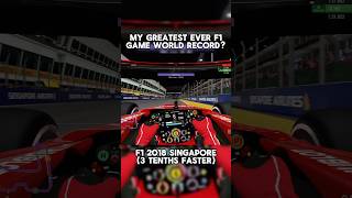 My greatest ever F1 Game WORLD RECORD? #shorts #f1 #f1game