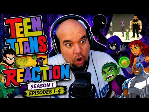 Teen Titans Wasted ZERO Time Getting Good! | Season 1 Episodes 1–4 Teen Titans Reaction
