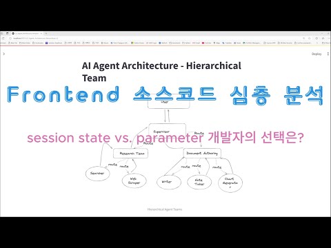 Frontend 소스코드 심층 분석 - session state vs. parameter 개발자의 선택은?