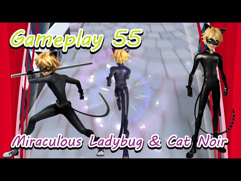 Miraculous Ladybug & Cat Noi‪r 🐞 Time To Battle, Run & Jump Gameplay 55 #Miraculous