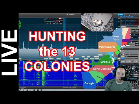Hunting the 13 Colonies with a Flex Radio #flexradio