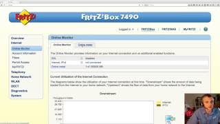 Fritz!Box 7490 - 3. Setting up your Online Data monitor / Data Usage