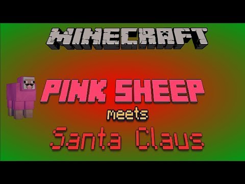 Pink Sheep meets Santa Claus