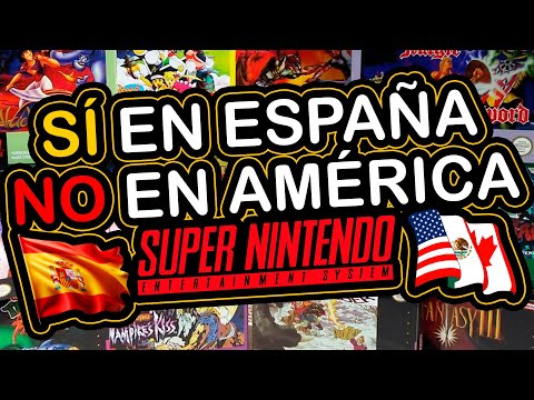 Super Nintendo: En España SÍ, en América NO