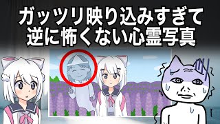 ガッツリすぎて怖くない心霊写真