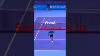 Worst Shots In Tennis🤦‍♂️||#djokovic #badshot #funny #atp #tennisedit #tennisshots #fy #foryou #🎾
