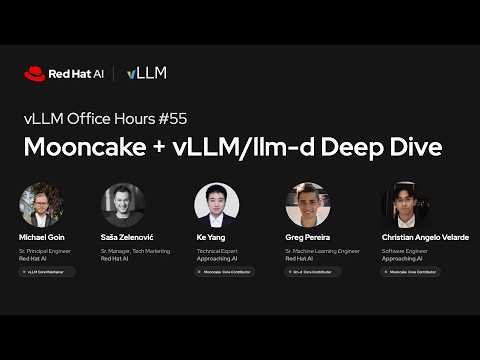 [vLLM Office Hours #55] - Mooncake + vLLM/llm-d Deep Dive - August 6, 2026