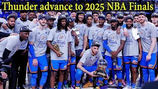 Thunder advance to 2025 NBA Finals:NBA playoffs results and takeaways: Pacers 1 win from NBA Finals