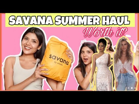 Huge Savana Try‑On Haul  | Dresses, Co-ord Sets, Bikini | Niharika Jain