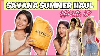 Huge Savana Try‑On Haul  | Dresses, Co-ord Sets, Bikini | Niharika Jain