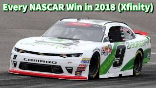 Every NASCAR Win in 2018 (Xfinity)