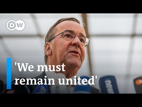 German defense minister: ‘We must not allow ourselves to be divided by Putin’ | DW News