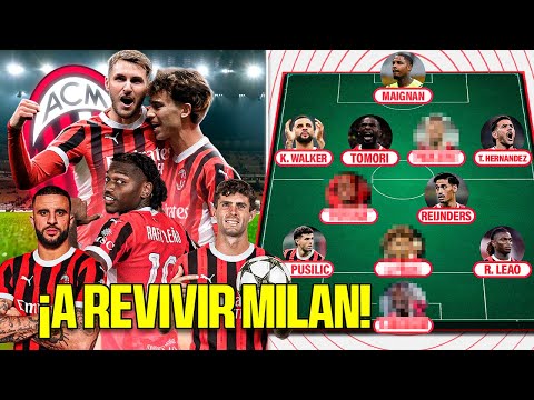 ¡El INCREÍBLE 11 que armó el MILAN sin que NADIE SE DIERA CUENTA! ¡x esto EMOCIONAN a TODOS!