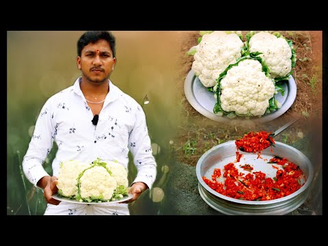 Cauliflower 65 Fry /village cooking/ Gopi 65 recipe prepared by me / play boy cooking