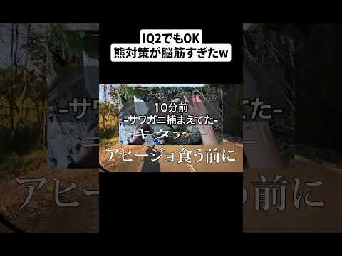 みんなは熊対策どうしてる?w #shorts