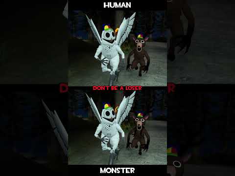 Choose One Human or Monster 1 or 2 #halflife #shortsviral #sfm #99nightintheforest #mrcrazy ❤️‍🩹