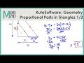 Solving Proportions and Equations