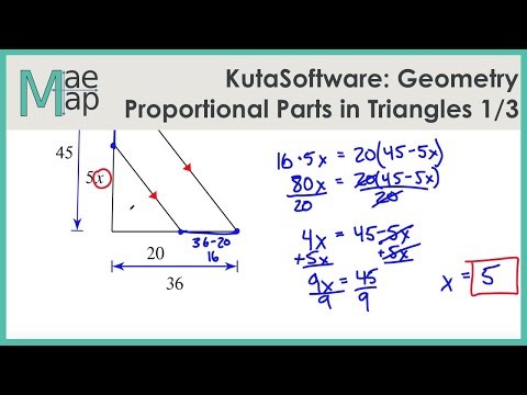 KutaSoftware: Geometry- Proportional Parts In...