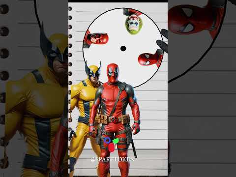 which one is cool?  #deadpoolvswolverine #marvel #wolverine #youtubeshorts #wolverin #ironman