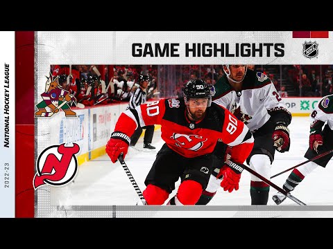 Coyotes @ Devils 11/12 | NHL Highlights 2022