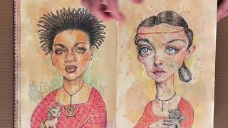 Sketchbook Full of Magical Drawings