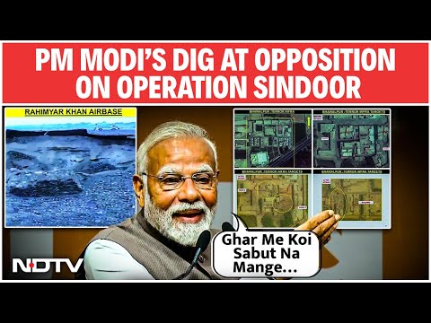 PM Modi On Operation Sindoor: PM Modi's Dig At Opposition: "Sab Camera Ke Saamne..."