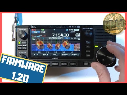 New ICOM IC-705 Features! New Firmware!
