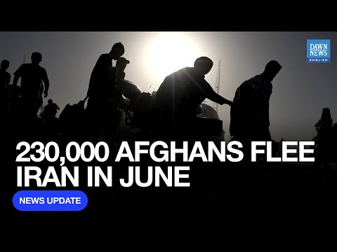 YouTube video thumbnail: Over 230,000 Afghans Exited Iran In June Before Return Deadline: UN