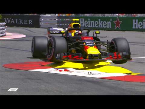 2018 Monaco Grand Prix: Verstappen Crashes Out of FP3
