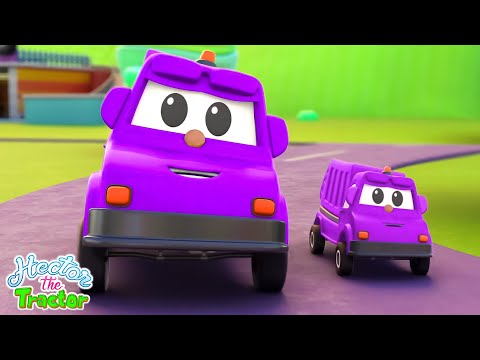 Hector the Tractor Wheels on the Garbage Truck, Nursery Rhymes and Baby Songs