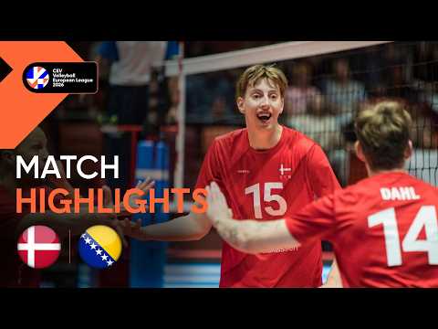 Highlights | Denmark vs. Bosnia Herzegovina | CEV Volleyball European League 2026 | Men