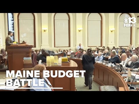YouTube video thumbnail: Maine Lawmakers Clash on State Budget as Legislative Session Nears end