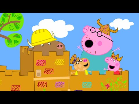 Castelo de Papelão da Peppa 🏰 | Contos da Peppa Pig 🐽 Peppa Pig Português Brasil