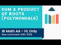 Roots and Coefficients in Polynomials