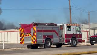 Storage Units Catch Fire by Lake Nasworthy