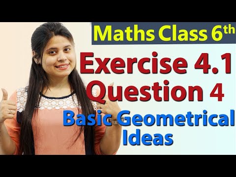 Q 4 - Ex 4.1 - Basic Geometrical Ideas - Chapter 4 - Class 6th NCERT Maths