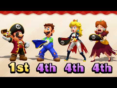 【マリオパーティ100ミニゲームコレクション】ミニゲーム対決！マリオVSルイージVSピーチVSデイジー 4K (UHD)