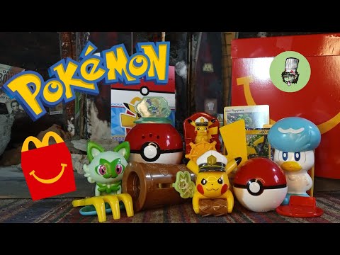 CAJITA FELIZ MCDONALDS POKÉMON CAPITÁN PIKACHU (2025) Colección completa