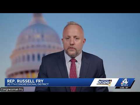 Congressman Russell Fry talks with WYFF about run for US Senate