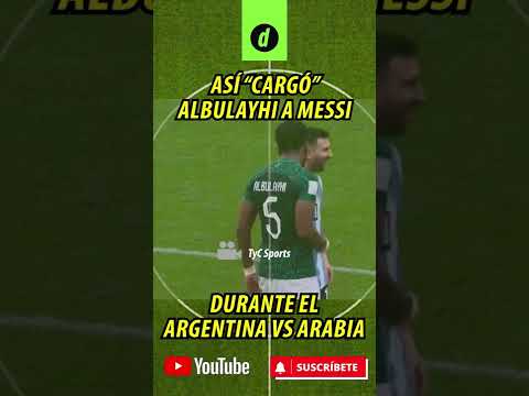 ALUCINANTE: Ali Hadi Al-Bulaihi se burló de MESSI tras el ARGENTINA 1-2 ARABIA SAUDITA | #shorts