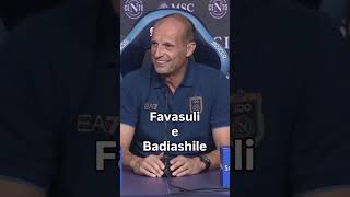 Favasuli e Badiashile Allegri parla dei nuovi acquisti?🤔💙🩵 #napoli #allegri#seriea