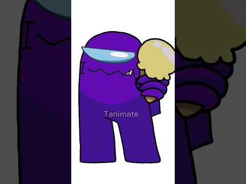Among us Rodamrix || I ❤️/ LOVE YOU 4 || Pink x Purple || #animation meme #amongus #tanimate