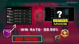 100% WIN RATE ✅ • This Tactics Will Make You Fc Champion!  FC MOBILE