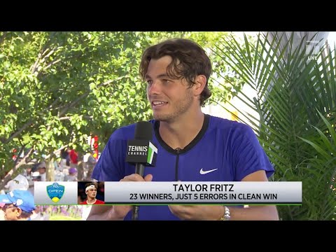 Taylor Fritz: 2022 Cincinnati Second Round Win Interview